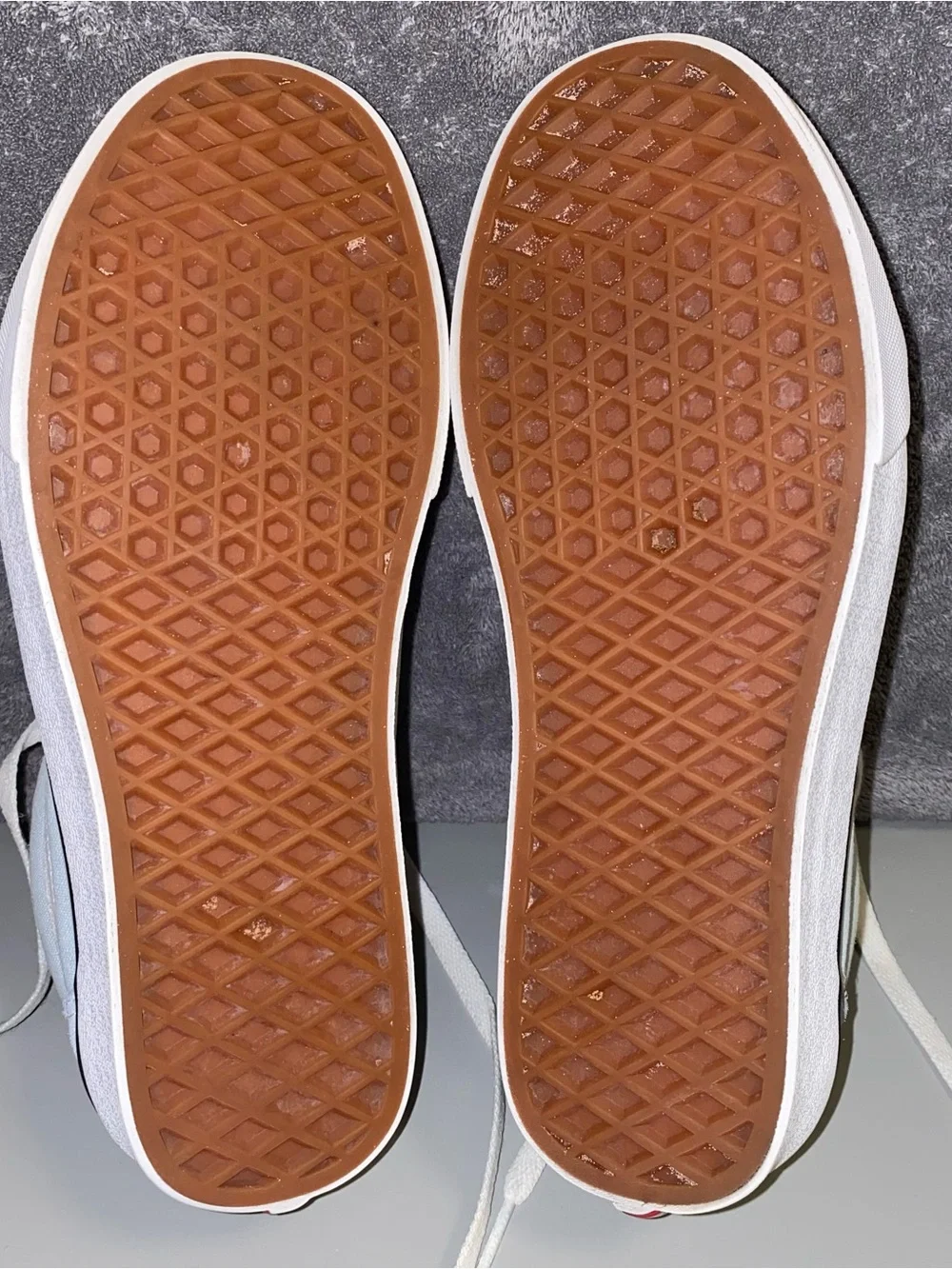 Vans Old Skool Light Blue Suede Canvas Sneakers Men 6.5 Women 8